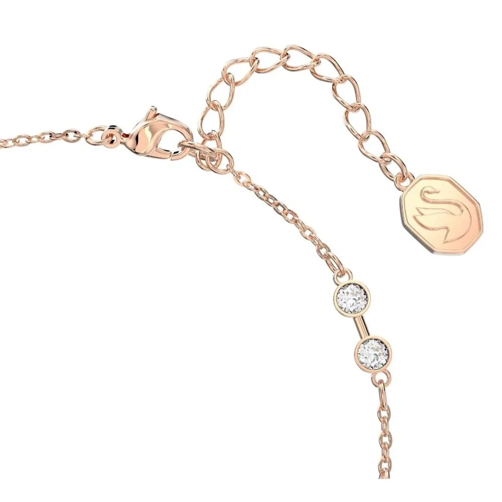 Swarovski Remix Collection Carrier Strand Bracelet Rose Gold Crystal NIB 5664055